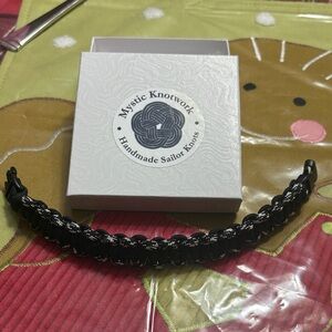 Mystic Knotwork Black Sailor Knot Bracelet